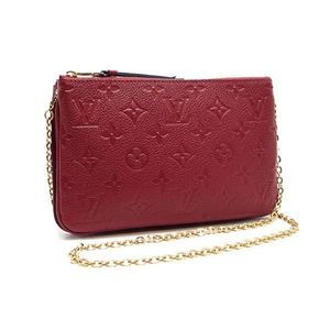 Louis Vuitton Pochette Double Zip Monogram Implant Cherry Berry